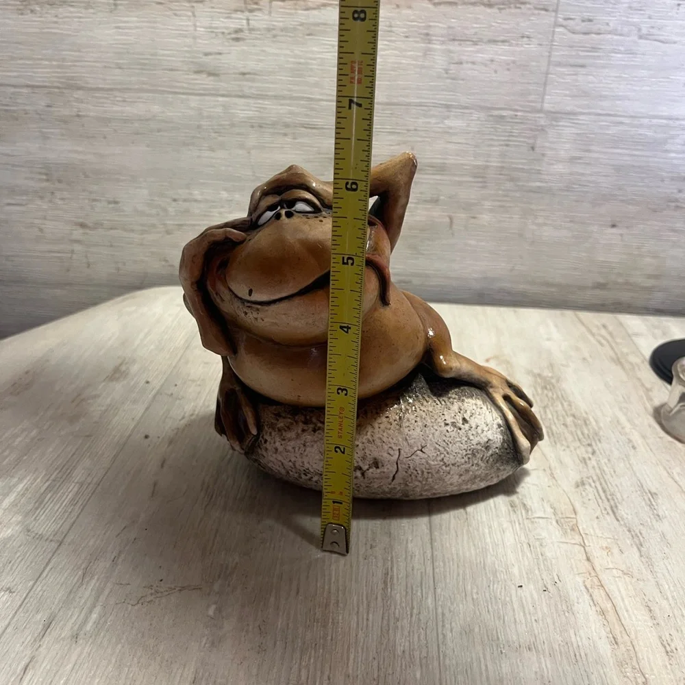 John Raya Beasties of the‎ Kingdom BROWN FLEETFOOT FROG Resin Figurine Retired